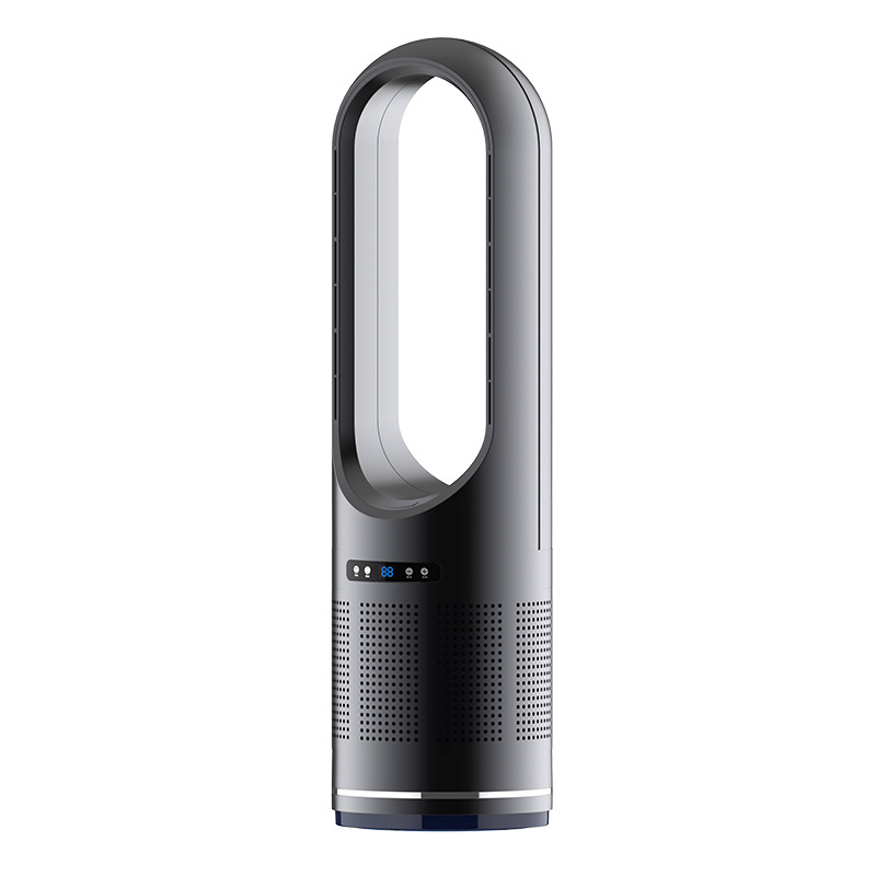 공기정화 날개없는 선풍기 온풍기 공기청정기 히터 저소음 BLDC모터 타원형