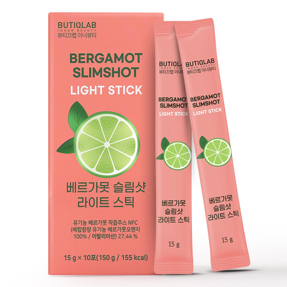뷰티끄랩 이너뷰티 베르가못 콜라겐 스틱 100% NFC 착즙 액상 1박스 - 상품 이미지