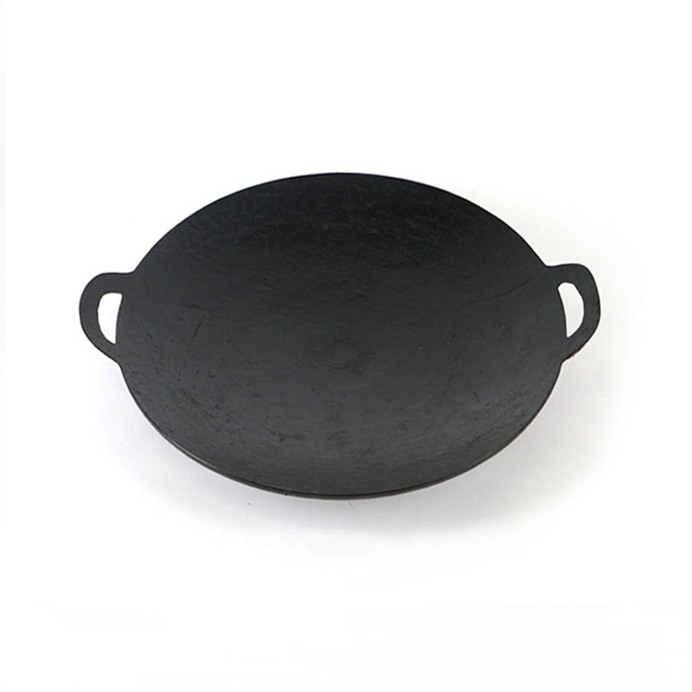 인덕셤겸용 얕은깊이 무쇠 주물구이팬 불판 38cm - 메인 이미지