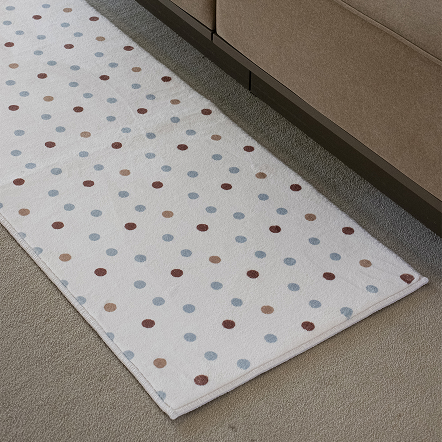 스프링클도트 포그니 주방매트 욕실 현관 극세사 워셔블 논슬립 인테리어 50x120cm - 상세 이미지 2