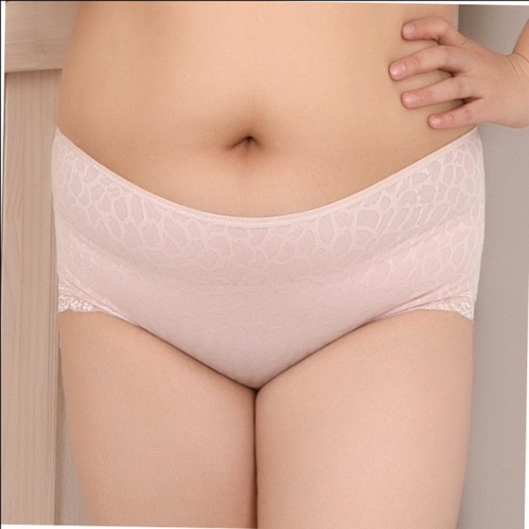 파워넷 호피무늬 호피 레이스 홑겹 빅사이즈 팬티 레이스라인 여자팬티 - 상품 이미지