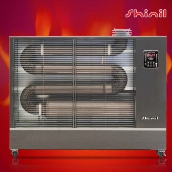 공사장 원적외선튜브히터 휴게소곱창난로 공장등유돈풍기 - 상품 이미지