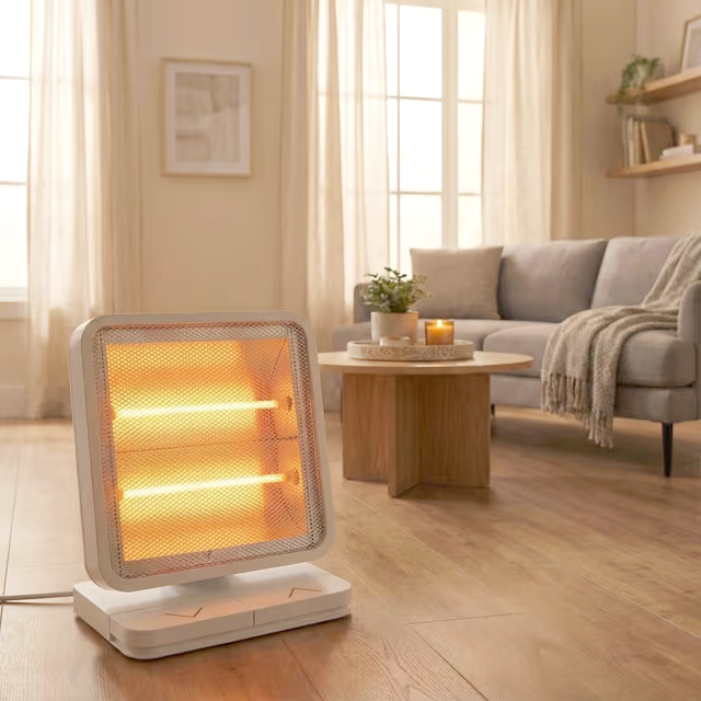 보본 미니 발난로 석영관 히터 쿼츠 난로 2단 VB-W750 소형 사무실용 풋터치