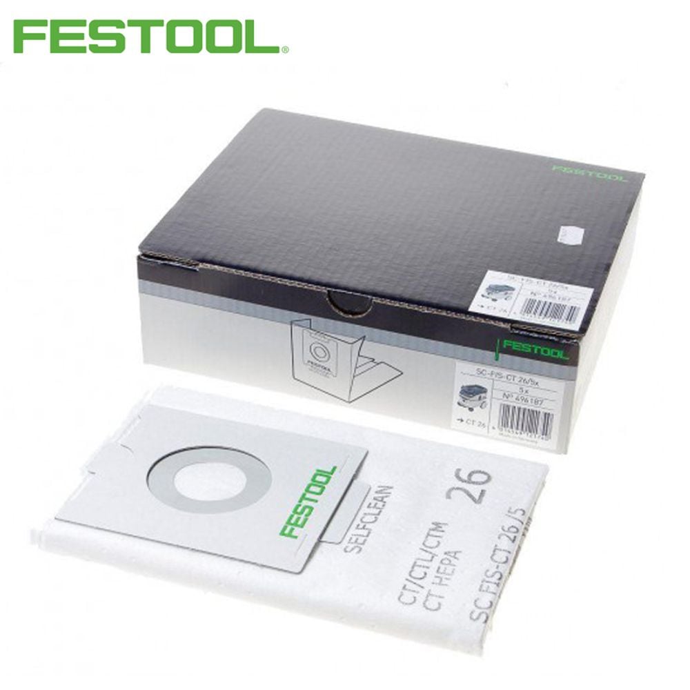 FESTOOL 페스툴 필터백 CTL 26E 전용_496187_5개포장 - 상품 이미지