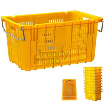 [트렌디프레소협력사]데이슬롯 과일 운반 상자 10개 수납박스 이동식공구함 과일상자