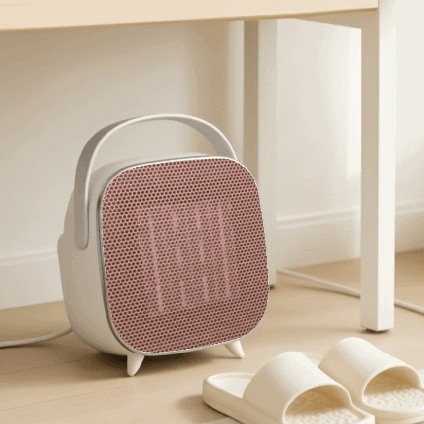 따스미 미니 온풍기 욕실용 미니 히터 소형 화장실용 온풍기 1등급 ,2개