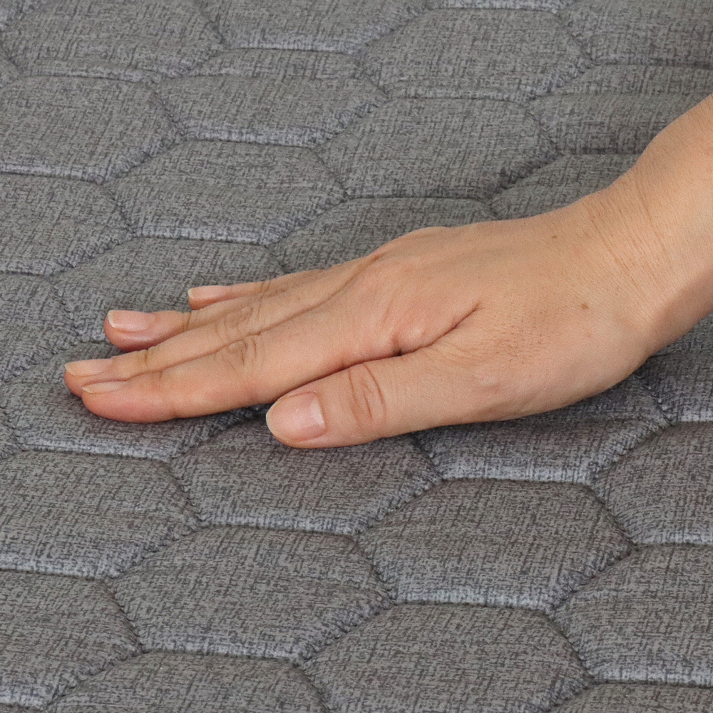 한일온열기 전기방석 쇼파 전기 매트 탄소 카본 온열매트 그래핀 소파 장판 3인용, 50x140cm, 육각차콜