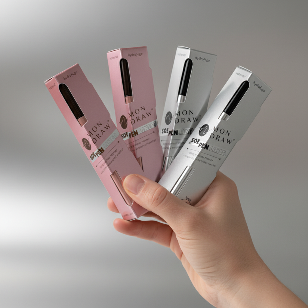 몬드로우 붓펜 아이라이너 2P+2P - 상품 이미지