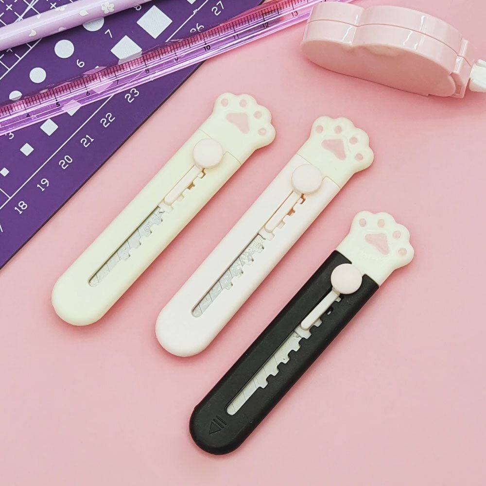 고양이 핑크젤리 커터칼 - 상품 이미지