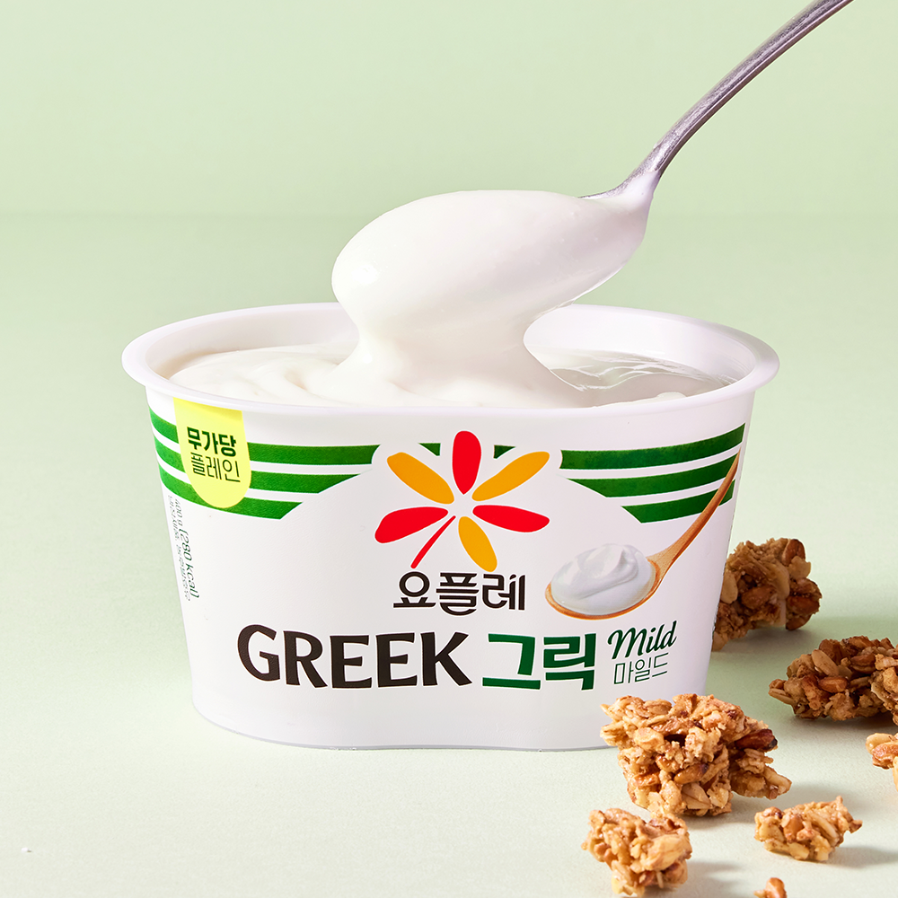 빙그레 요플레 그릭 마일드 무가당 400g 2개입 그릭요거트