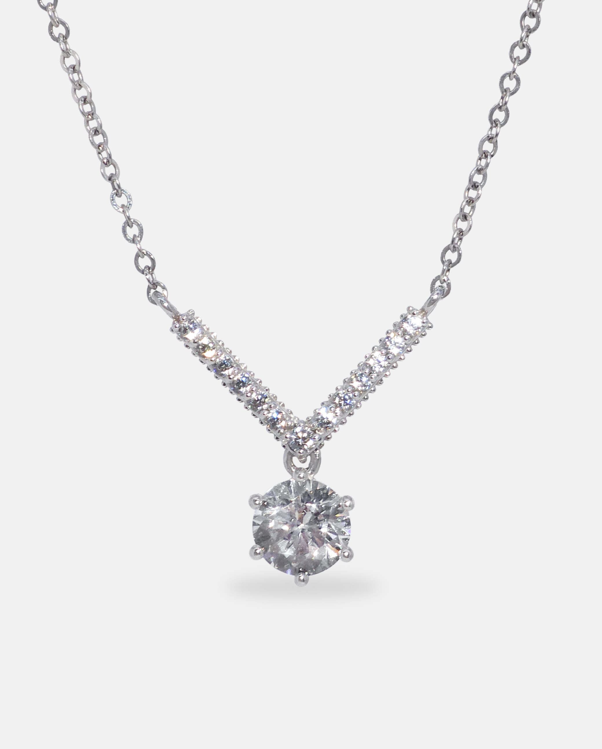 랩다이아 목걸이 드레시 IGI 랩다이아몬드 D컬러 14k 18k - 상품 이미지