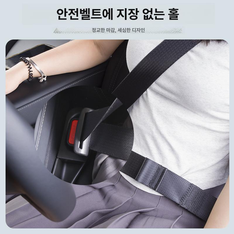 테슬라 모델Y 좌석 틈새 수납함 슬릿 필러 인테리어 액세서리 시트 갭 수납함 블랙2개세트 - 상세 이미지 4