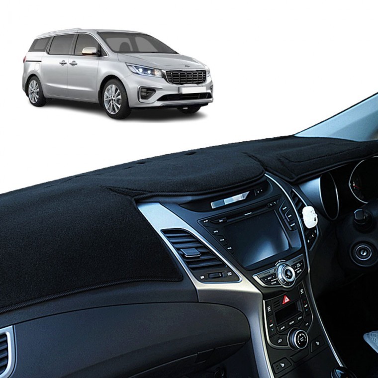 기아 더뉴 카니발 마이크로 벨벳 자동차 대시보드커버 패드 썬커버 난반사 대쉬보드커버 - 상품 이미지