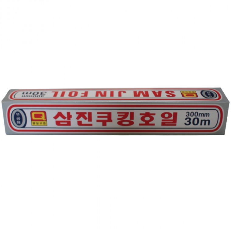 삼진 쿠킹호일 300x30 1개 알루미늄 업소용 가정 주방 음식 포장 배달 - 상품 이미지