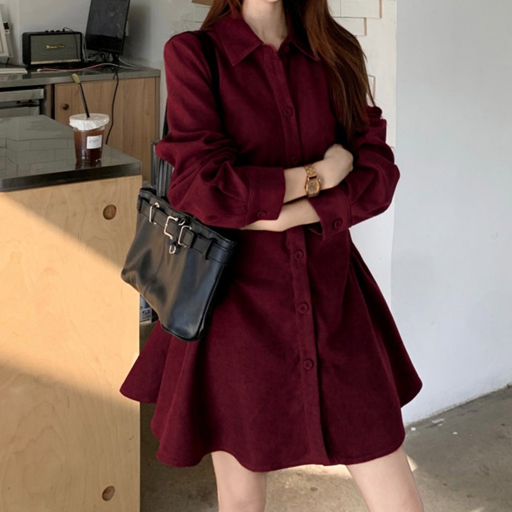크리스마스원피스 연말 파티룩 12월 하객룩 미니 원피스 이미지 6