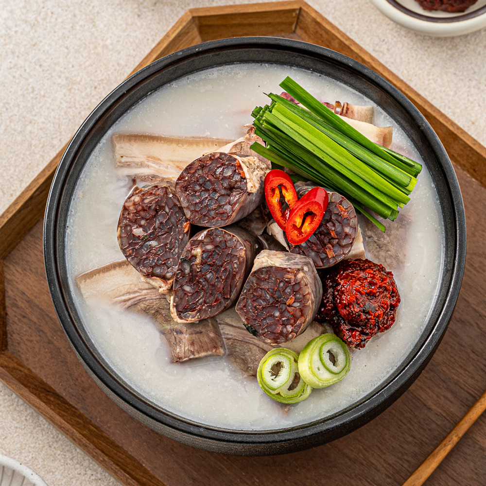 고기중독 순대국밥 돼지고기포함 기본,얼큰 고기많은 간편 순대국 캠핑 밀키트 이미지 2