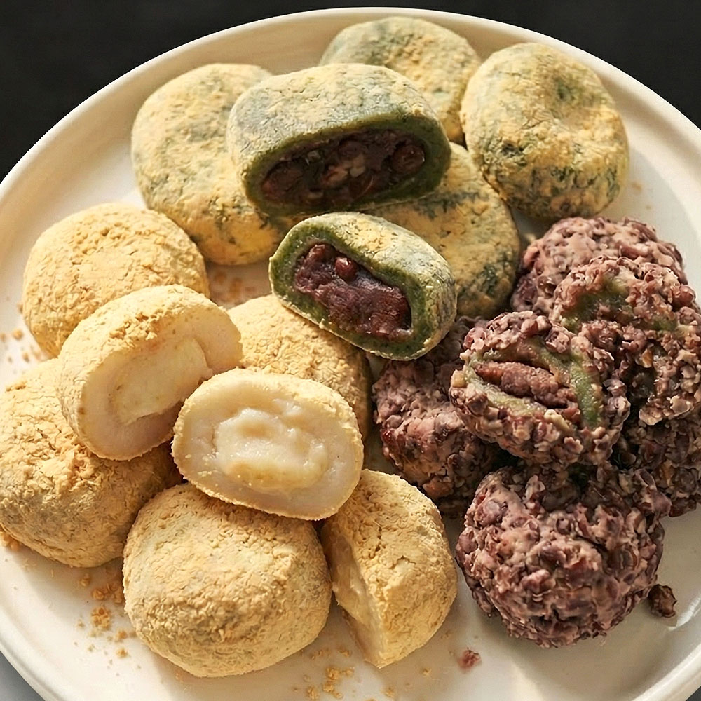 제주 오메기떡+영의정 인절미+쑥오쟁이 3종 패밀리팩 80개 l 3.9kg 대용량 - 메인 이미지