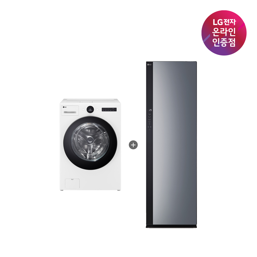LG 트롬 오브제컬렉션 워시콤보 + LG 스타일러 (FH25WA + SC5GMR52) - 상품 이미지