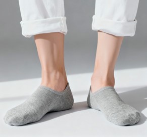 앙드레김 남성 이중보강 무지 페이크삭스 6켤레