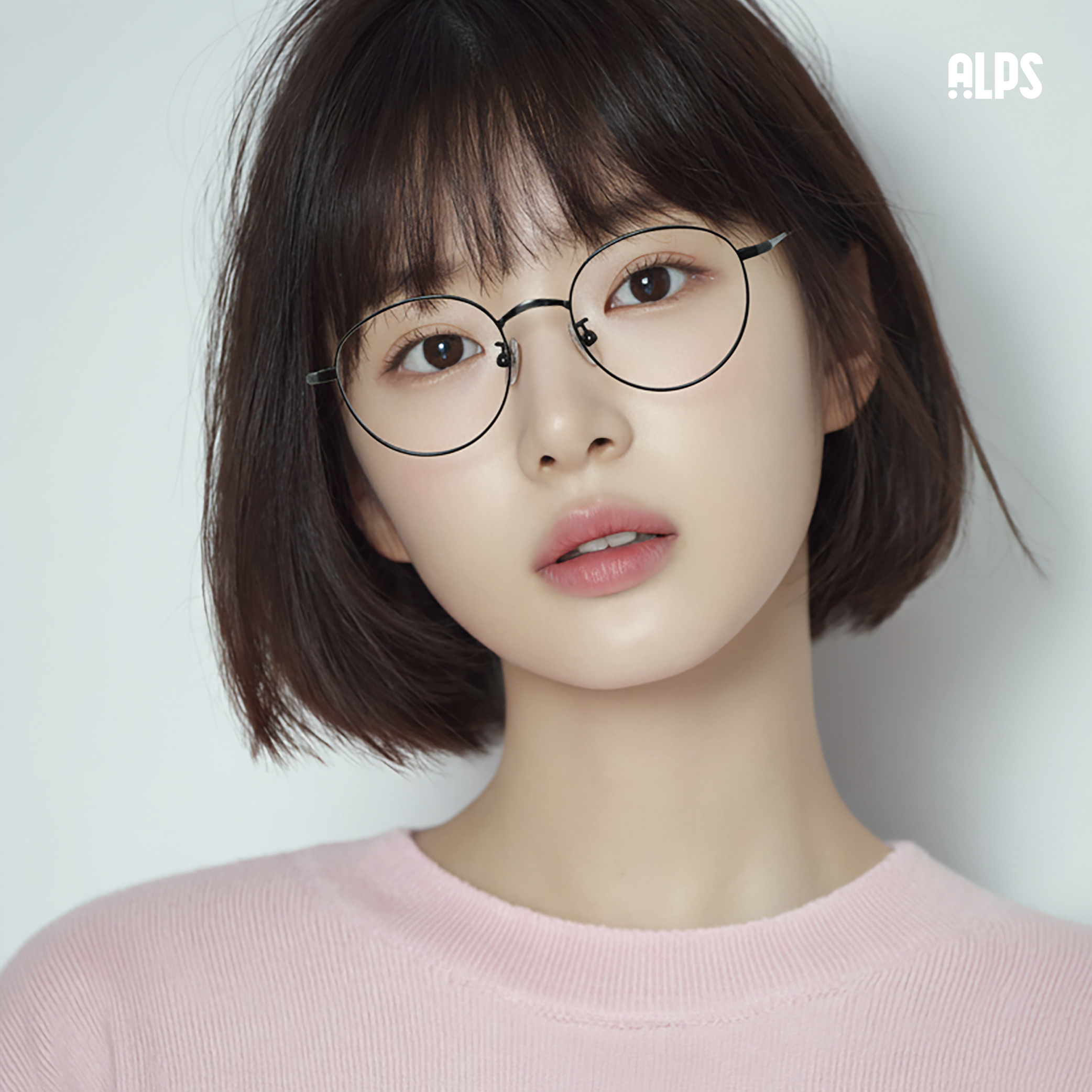 티타늄 동글이안경테 루미너스 클래식 무광 은테 안경 - 상품 이미지