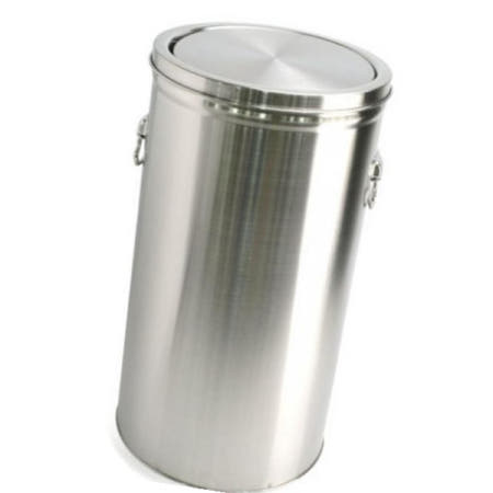 한양금속 스텐 대형뱅뱅이휴지통 대형쓰레기통 롯데리아 1호(50cm)