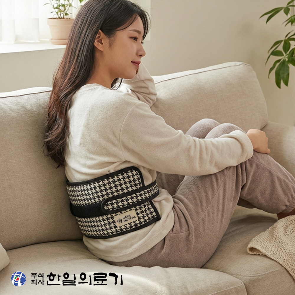 한일의료기 전기 찜질기 온열 찜질팩 배 복부 무릎 허리 목 어깨 등 원적외선 다용도 온열기