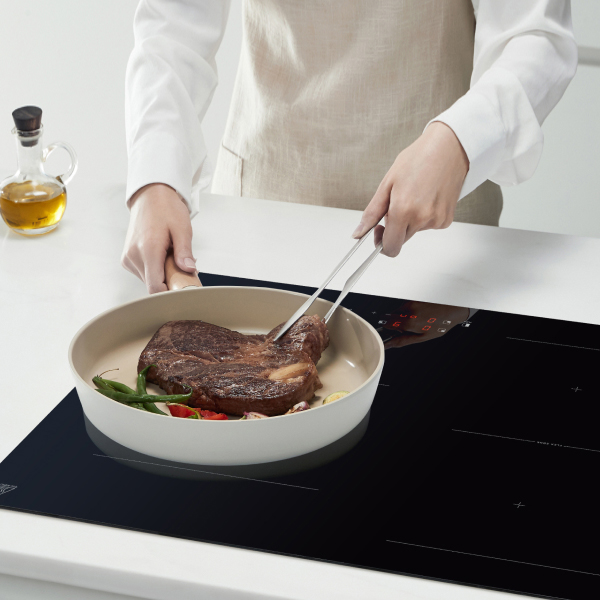 나비엔매직 3구 인덕션 슈퍼플렉스존 전기레인지 3.4kW ERI 3403 빌트인, 블랙