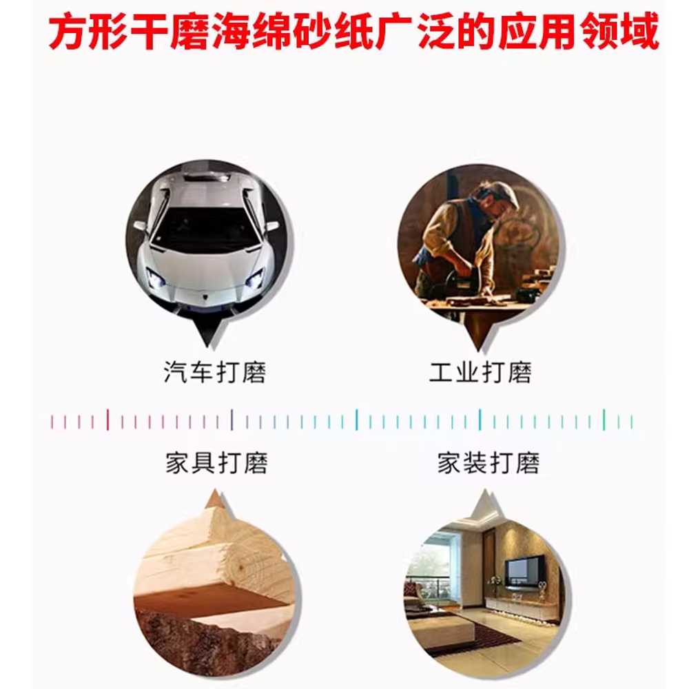 사각 샌딩기 공압 빼빠 트레이 핸드 표면 다듬기 사포 - 상세 이미지 4