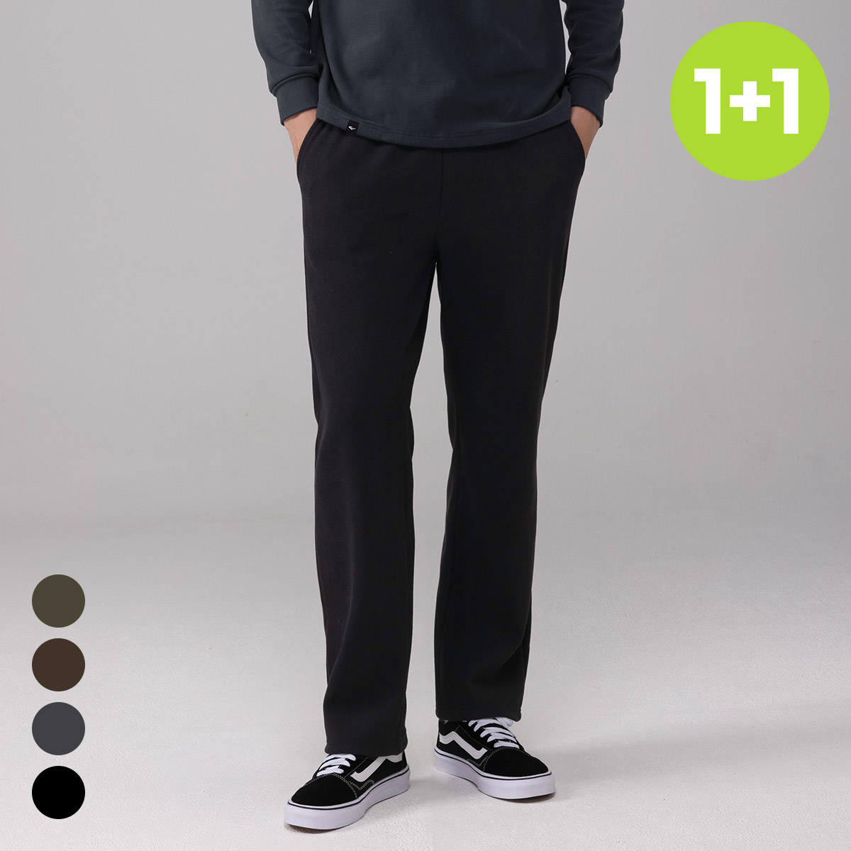 에버라스트 1+1 남자 기모 코듀로이팬츠 골덴바지 제품 이미지