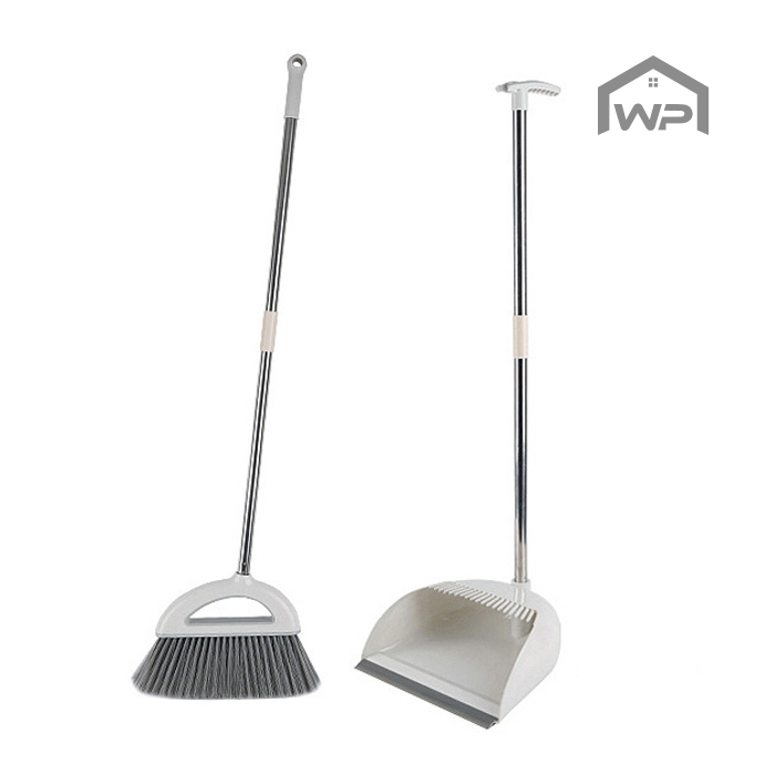 루마 싹싹 빗자루 쓰레받이 세트 화이트, 1세트 - 상품 이미지