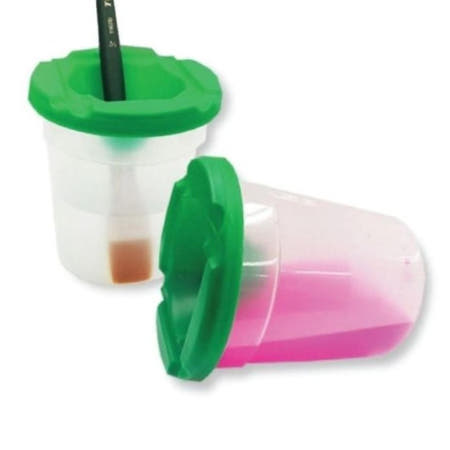 협력체 화방 토요 흘림방지 미술 물통 뚜껑포함 수채화 그림