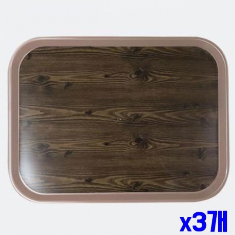 목향쟁반 영업용 서빙쟁반 사각 30.5cm X3개 쟁반상 - 상품 이미지