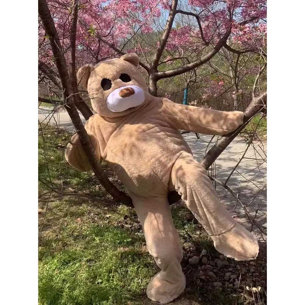 인형탈 곰돌이 캐릭터 공연 체험 행사용 코스튬 A형 브라운(S-L) - 상세 이미지 5