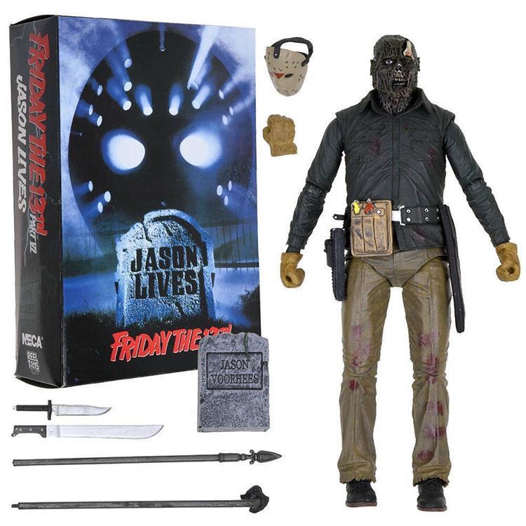NECA 블랙데이 제이슨 디럭스 30주년 제이슨 7인치 박스 - 상품 이미지