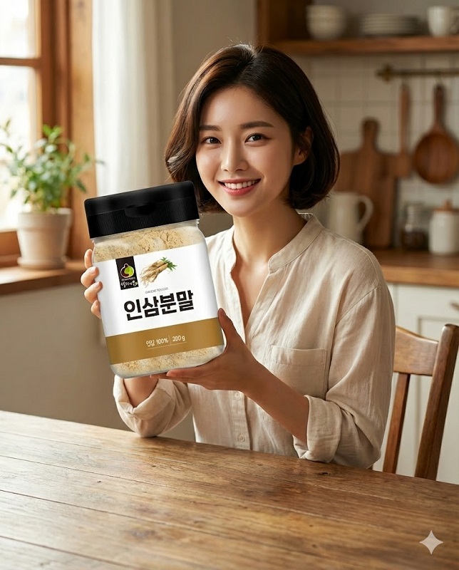 국내산 인삼 분말 200g - 상품 이미지