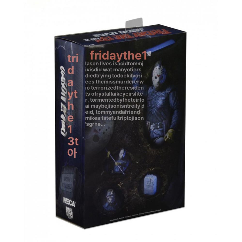 NECA 블랙데이 제이슨 디럭스 30주년 제이슨 7인치 박스 - 상세 이미지 4