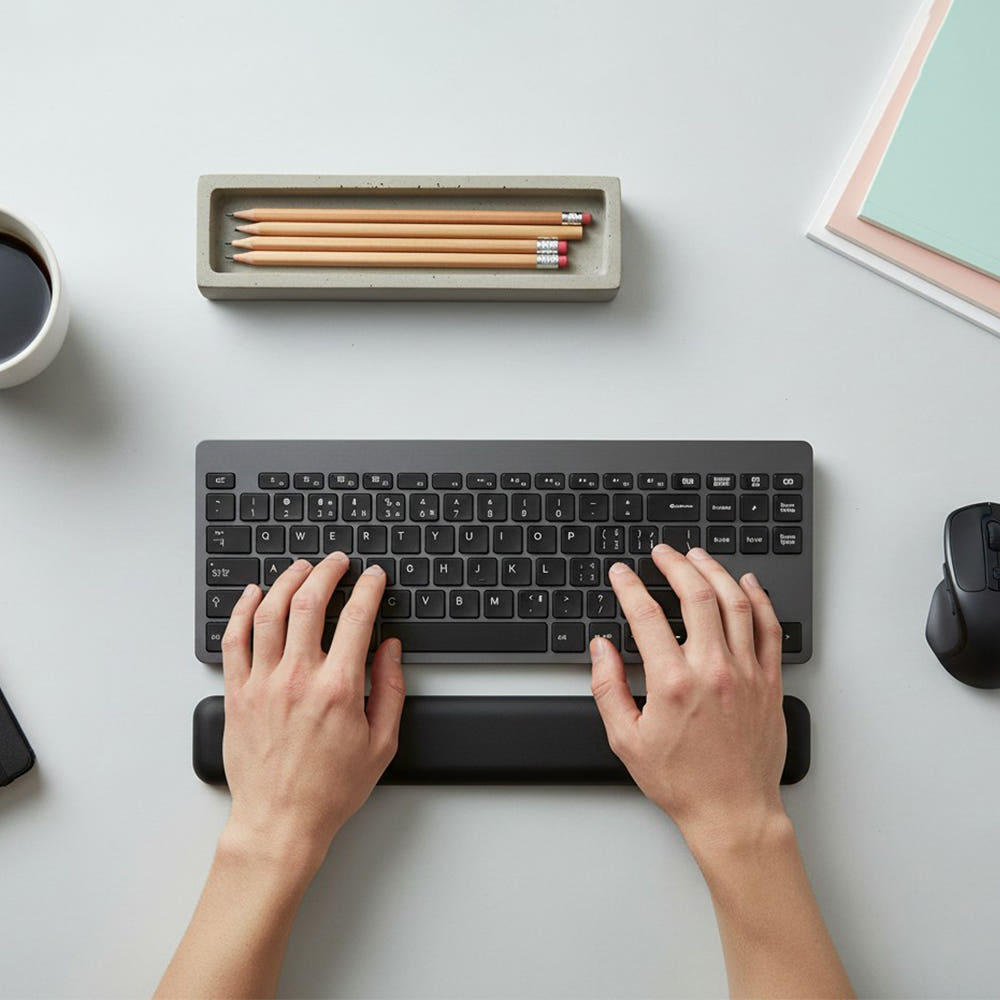 편안한 팜레스트 블랙