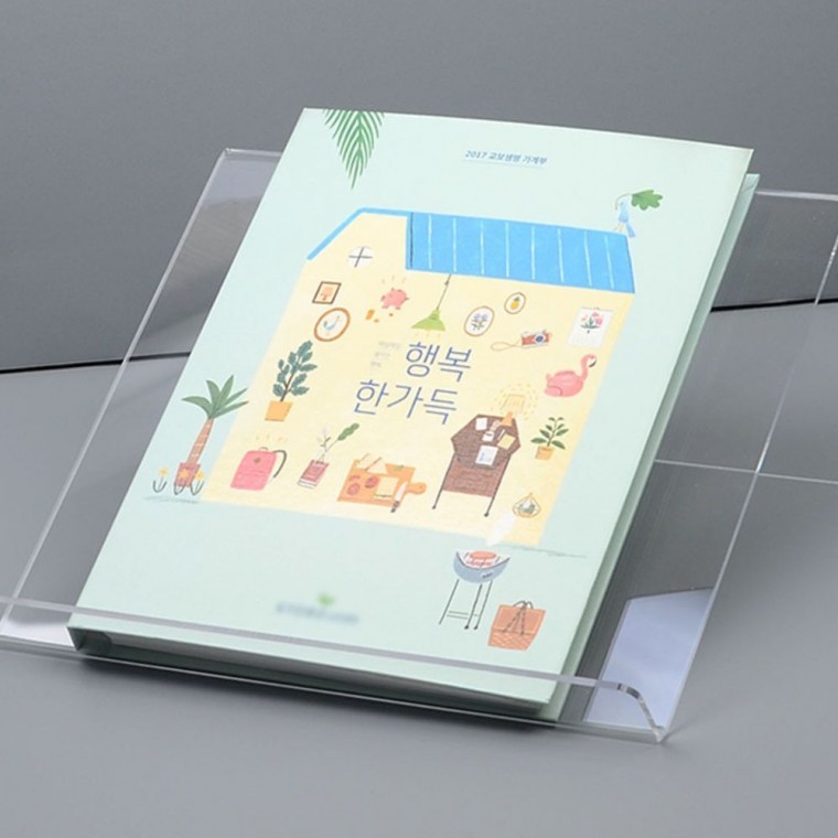경사 받침대 대형 투명 거치대 상품 홀더 매장 쇼룸 브랜드 악세사리 케이스 제품진열대 - 상품 이미지