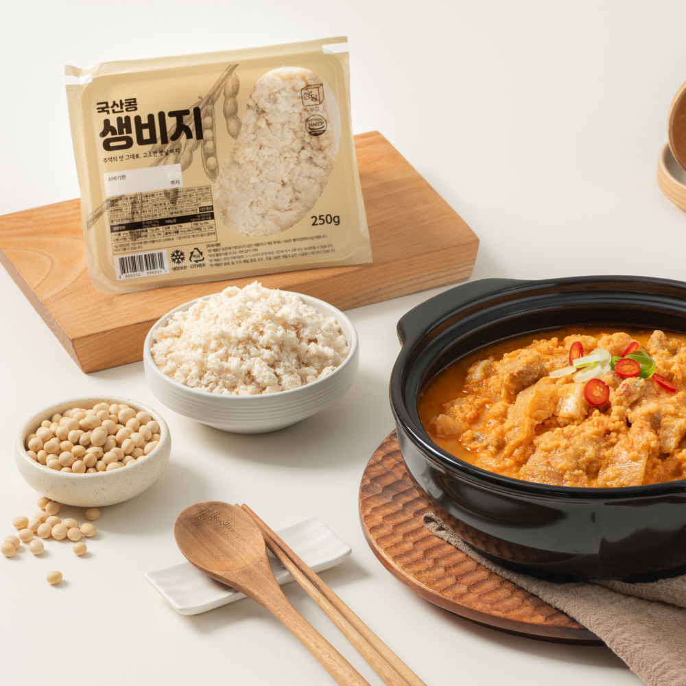 [정담두부집] 콩비지 생비지 국산콩100% 두부 비지 맛있게 먹은 솔직 후기 - 대표 이미지