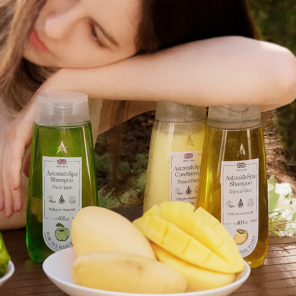 [본사] 아스토니쉬 스파 비건 샴푸 컨디셔너 바디워시 핸드워시 비건 판테놀 지성두피 청소년 사춘기