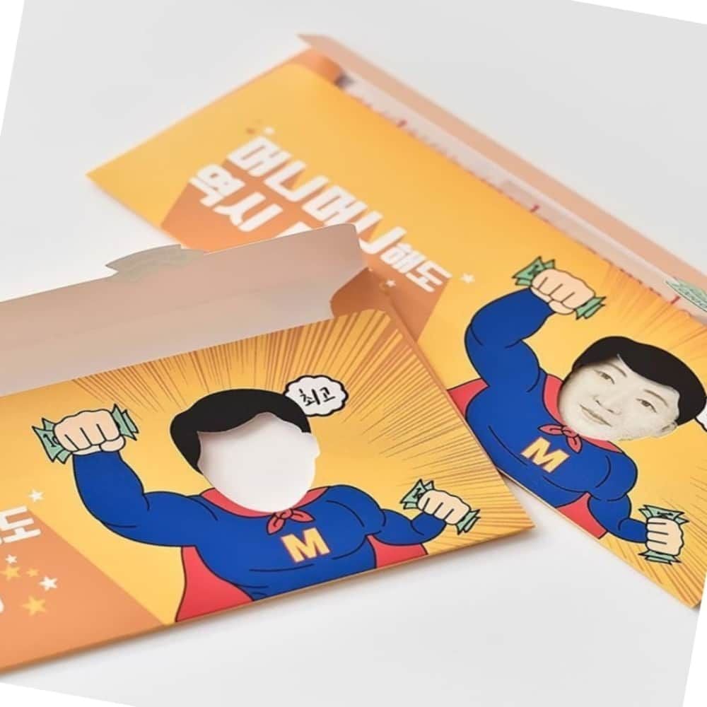 용돈봉투 3매 선물포장 생신 디자인 - 상품 이미지
