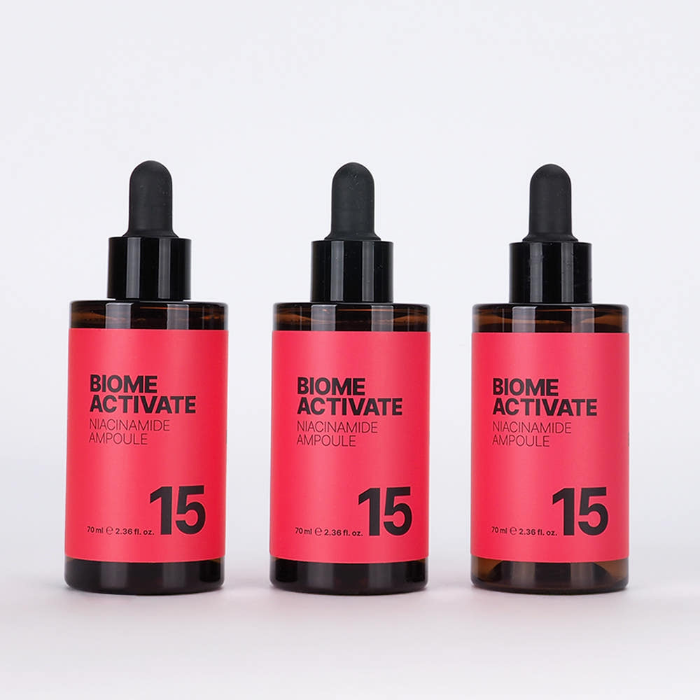 바이옴 액티베이트 [바액] [대용량 70ml] [3개묶음] 나이아신아마이드(비타민B3) 15% 앰플