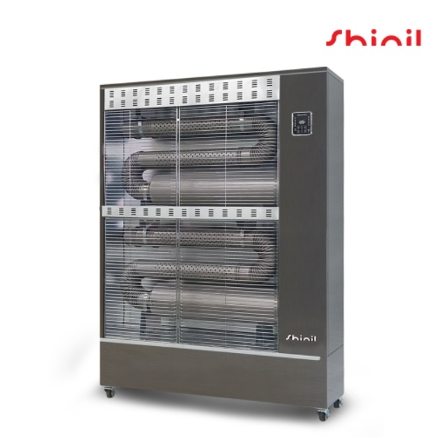 물류창고 대형 전기식돈풍기 57평형 야외 골프장 원적외선 곱창난로