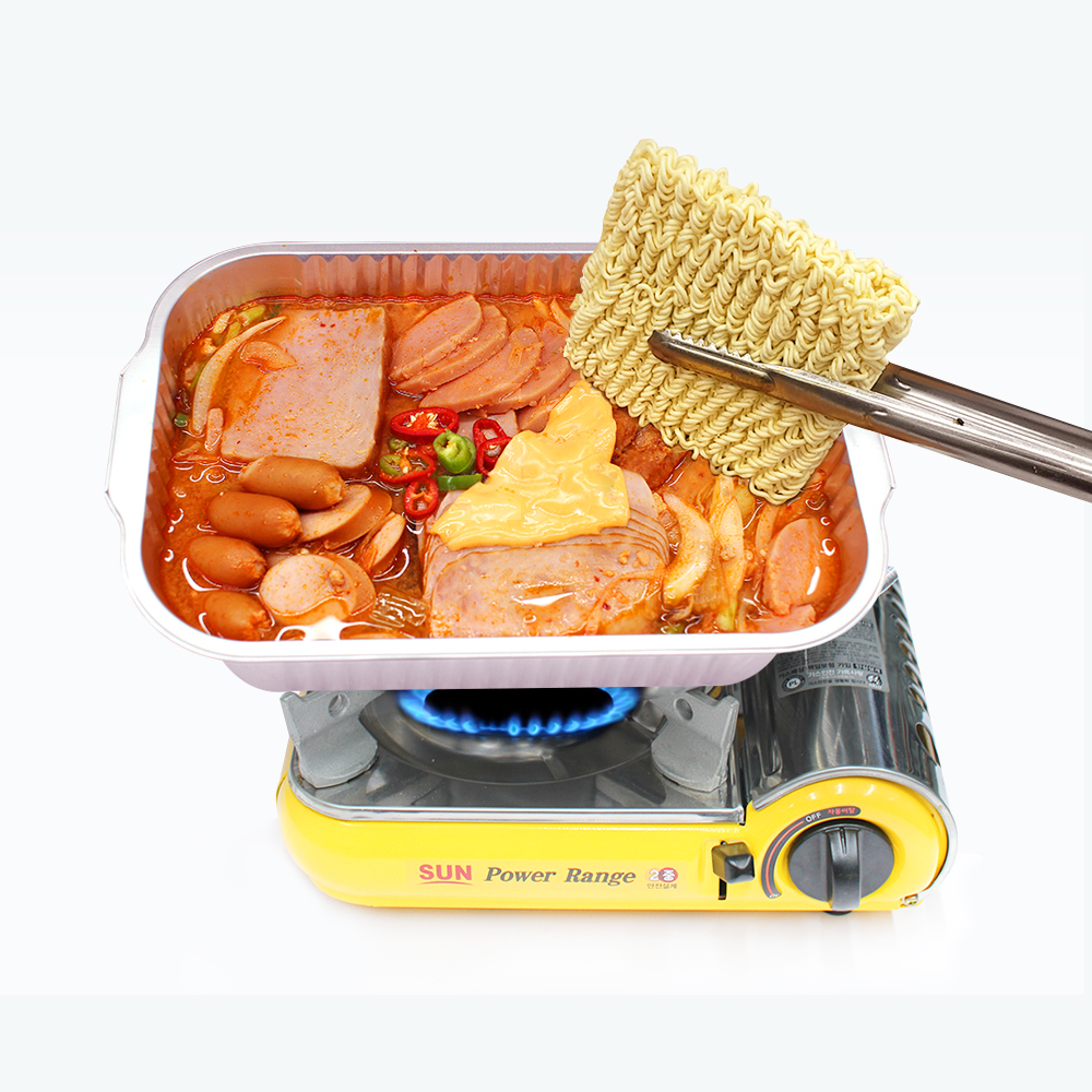 부대찌개 밀키트 6가지햄 사골육수 라면사리포함 냉장간편완제품 2-3인분 - 상세 이미지 5