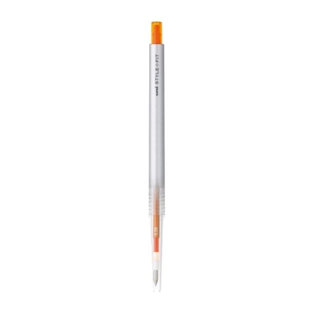 유니 스타일핏트 볼펜 UMN-139-38 오렌지/0.38mm 갑(10개입) - 상품 이미지