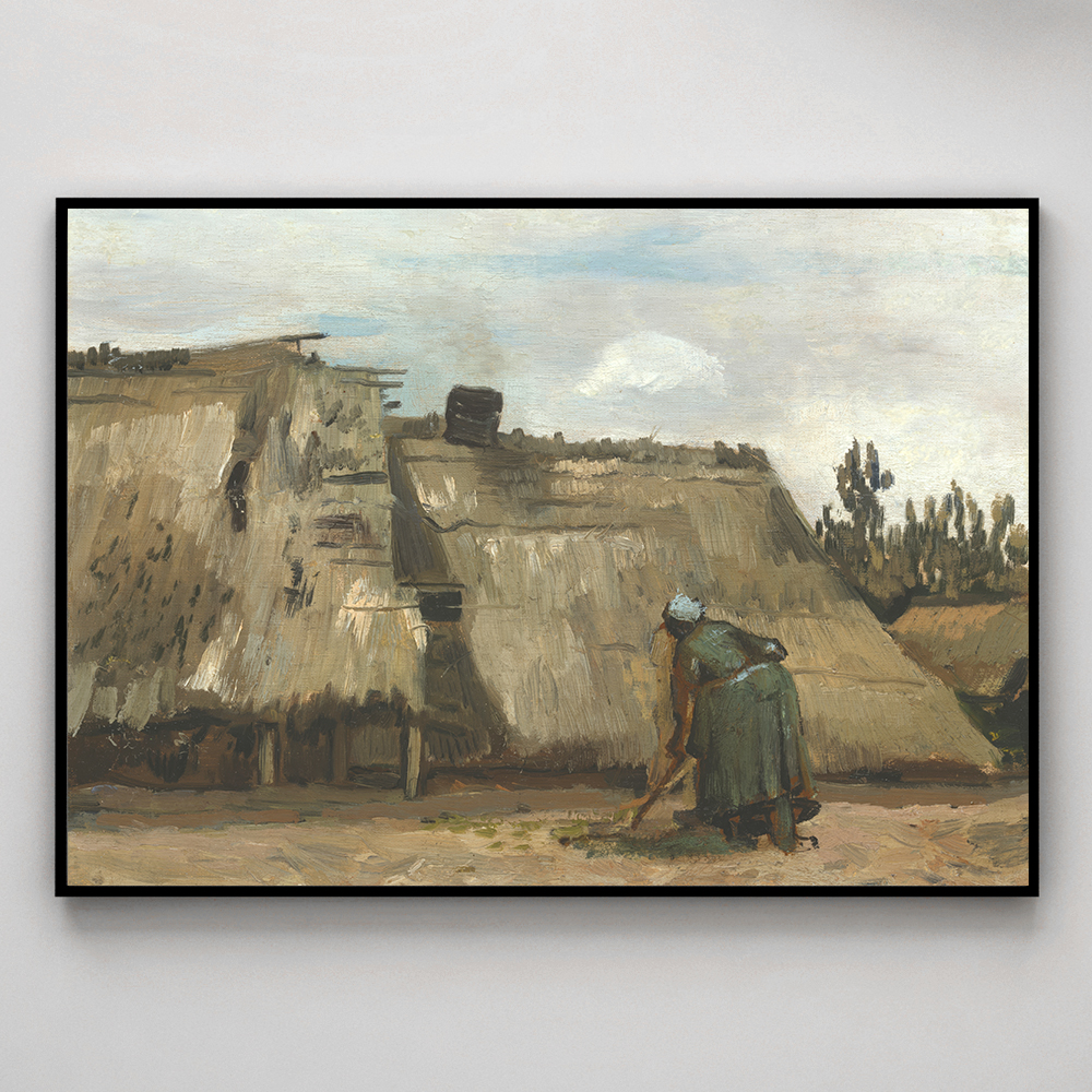 빈센트 반고흐 인테리어 그림 액자 포스터 명화 A Peasant Woman 1885 - 상세 이미지 3