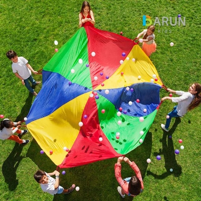 4m 4m유아놀이낙하산 유아체육교구 체육교구놀이 유아낙하산놀이 - 메인 이미지