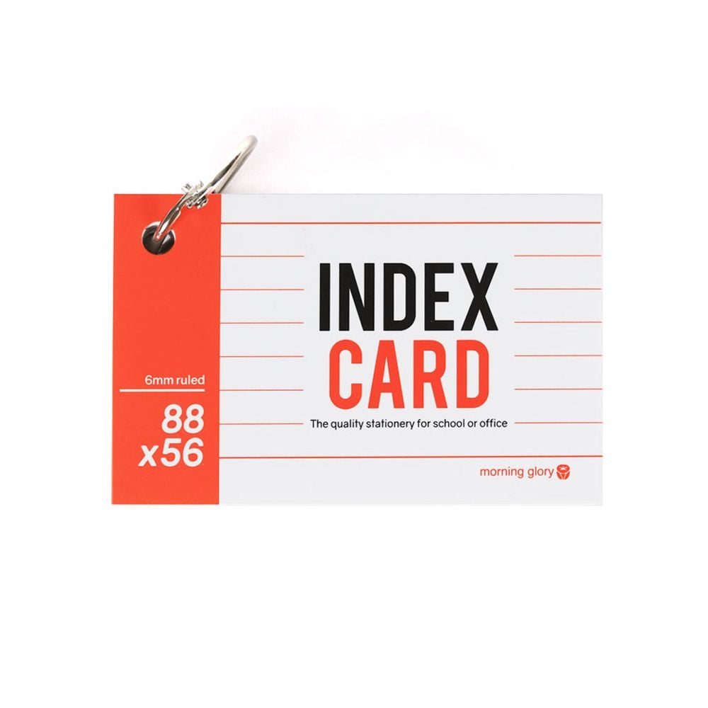 1500 모닝글로리 정보카드 88x56 단어장 메모장 유선 - 상품 이미지