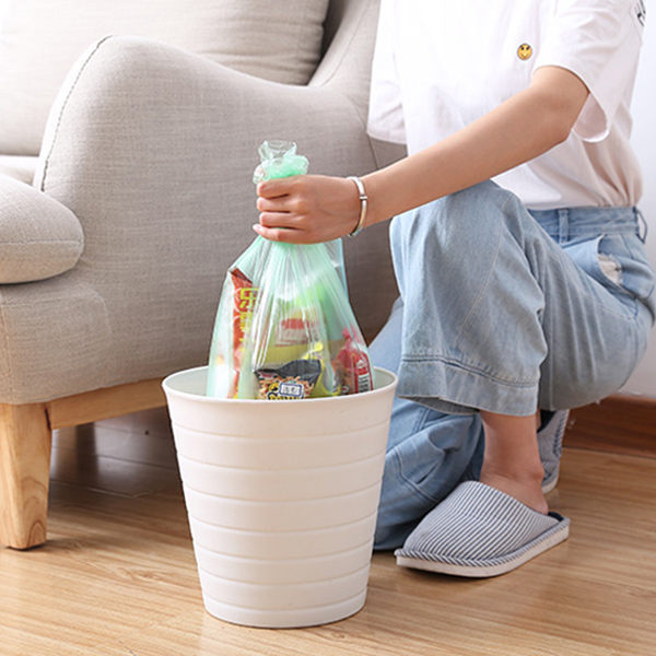 롤봉지 음식물 쓰레기 비닐봉투 분리수거봉투 6L, 100매, 2개