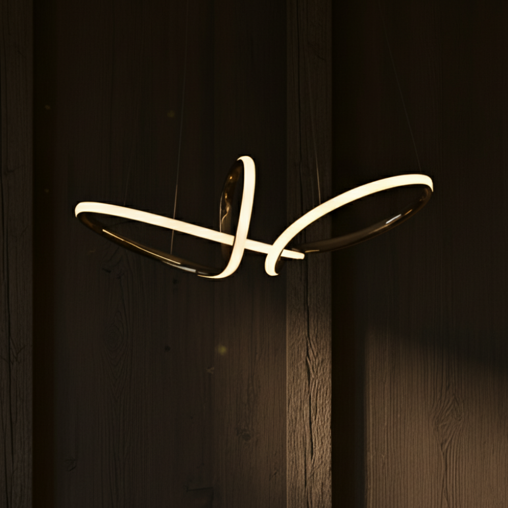 인피니티 루프 펜던트 40W LED 식탁등 골드 실버